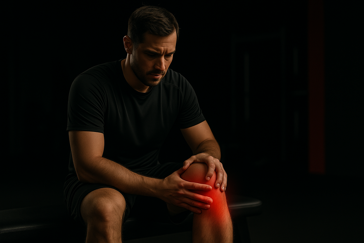 Man gezorgd om de last in zijn knie