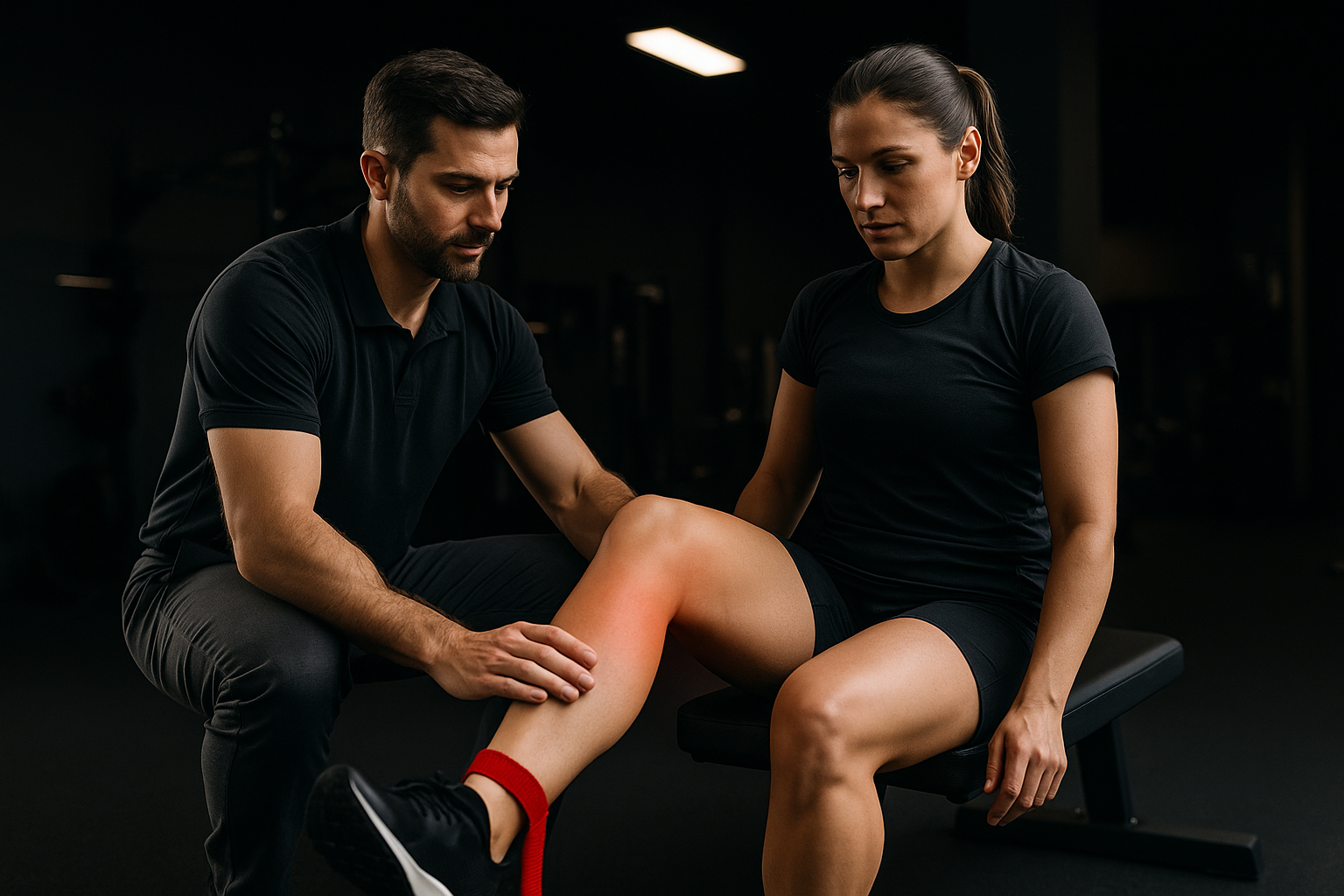 fysiotherapeut helpt mevrouw met pre-operatieve training