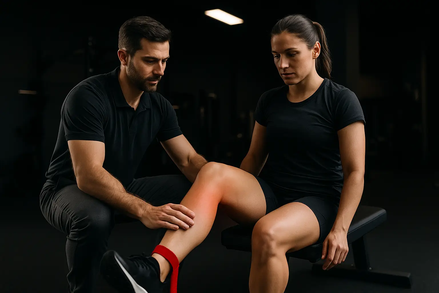 fysiotherapeut helpt mevrouw met pre-operatieve training